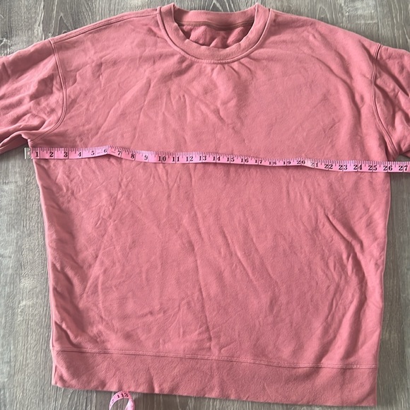Lululemon Perfectly Oversized Crew Soft Cranberry - Picture 6 of 8